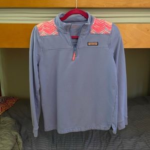 Vineyard Vines Girls' XL Whale Tail Shep Shirt